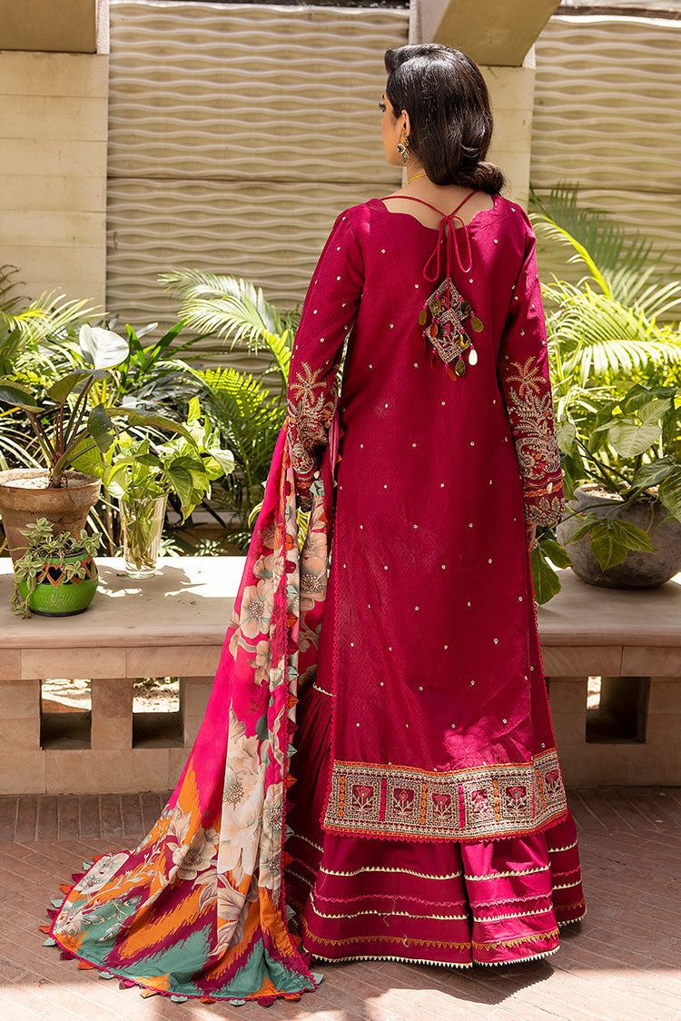 Picture of Ellena - 3-PC Unstitched Embroidered Lawn Suit - Available at Raja Sahib