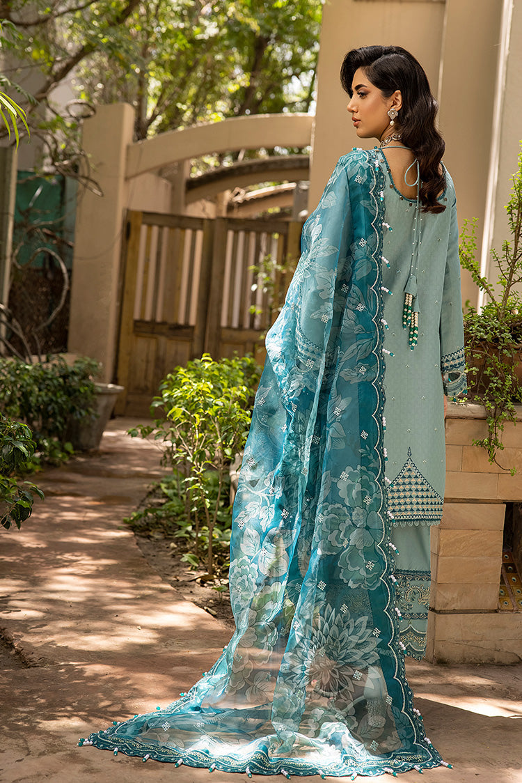 Picture of Ellena - 3-PC Unstitched Embroidered Lawn Suit - Available at Raja Sahib