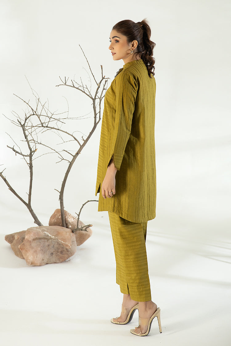 Picture of La Rosaa - Everyday Edit Vol 3 | LA3-01 | Olive Green | 2 pc - Available at Raja Sahib