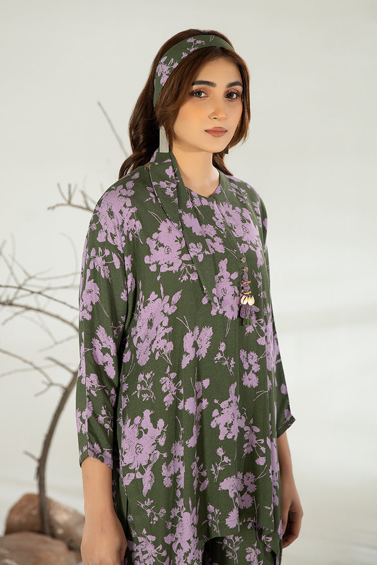 Picture of La Rosaa - Everyday Edit Vol 3 | LA3-09 | Green Purple | 2 pc - Available at Raja Sahib