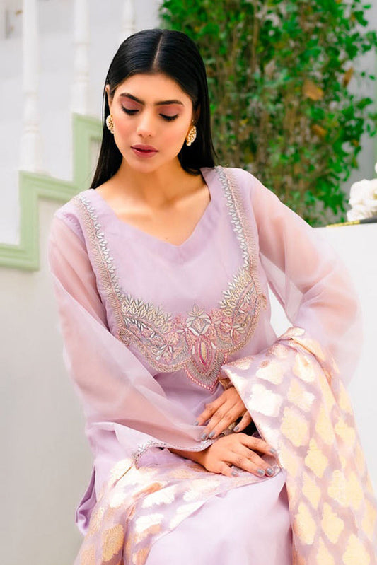 Picture of PSK Couture - Qaus e Qaza Festive Allure Collection - Levander Dream - Available at Raja Sahib