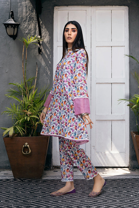 Picture of Zivah - Ready to Wear Summer Lawn Collection - Lilac - Available at Raja Sahib