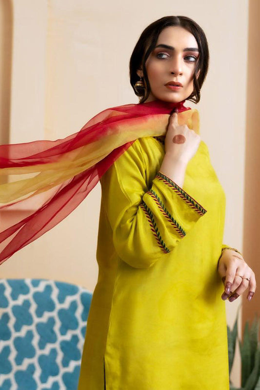 Picture of PSK Couture - Dastoor Pret Collection - Lemon Pop - Available at Raja Sahib