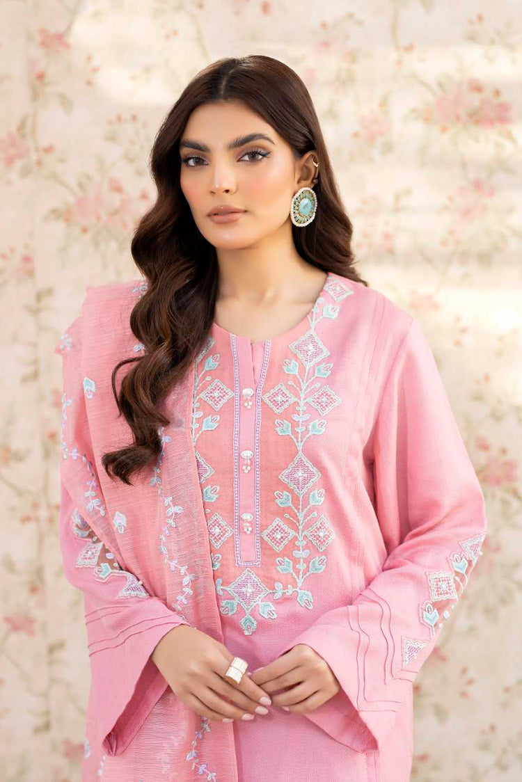 Picture of La Rosaa - Spring Summer RTW Collection - Pink - 3Pc - Available at Raja Sahib