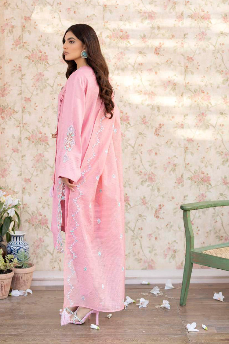 Picture of La Rosaa - Spring Summer RTW Collection - Pink - 3Pc - Available at Raja Sahib