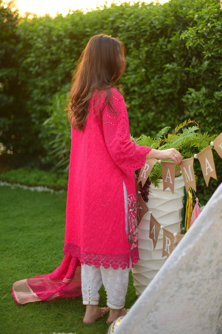 Picture of RJS Pret - Bahar Pret Collection - Magenta Pink - Available at Raja Sahib