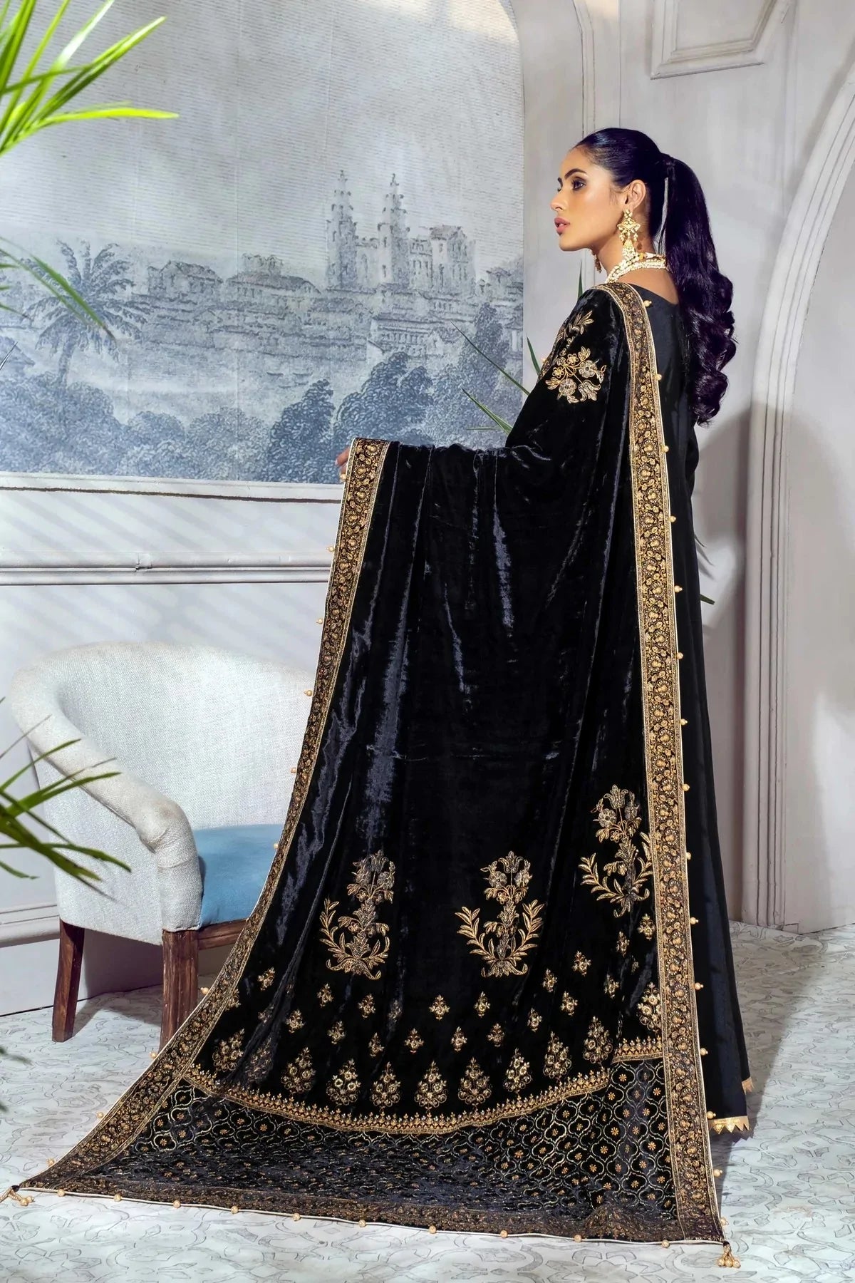 Picture of Shahbano - Ibtida Velvet Pret Collection-Mahrani - Available at Raja Sahib