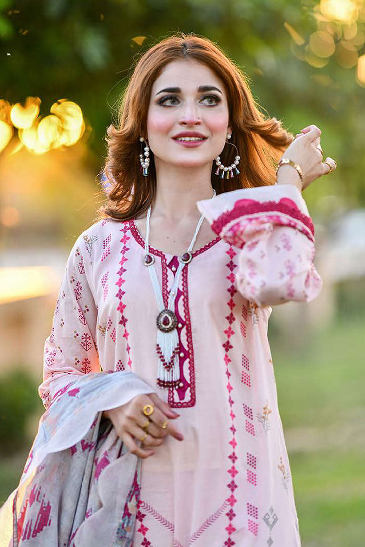 Picture of Maryam Malik - Rungreza Premium Lawn Collection - MMR-PL03 - Available at Raja Sahib