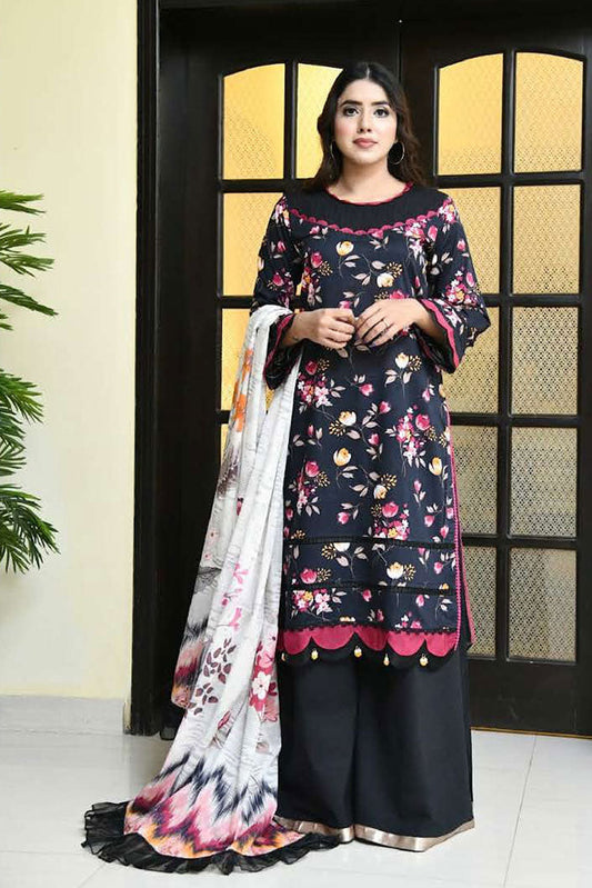 Picture of Maryam Malik - Rungreza Premium Lawn Collection - MMR-PL04 - Available at Raja Sahib