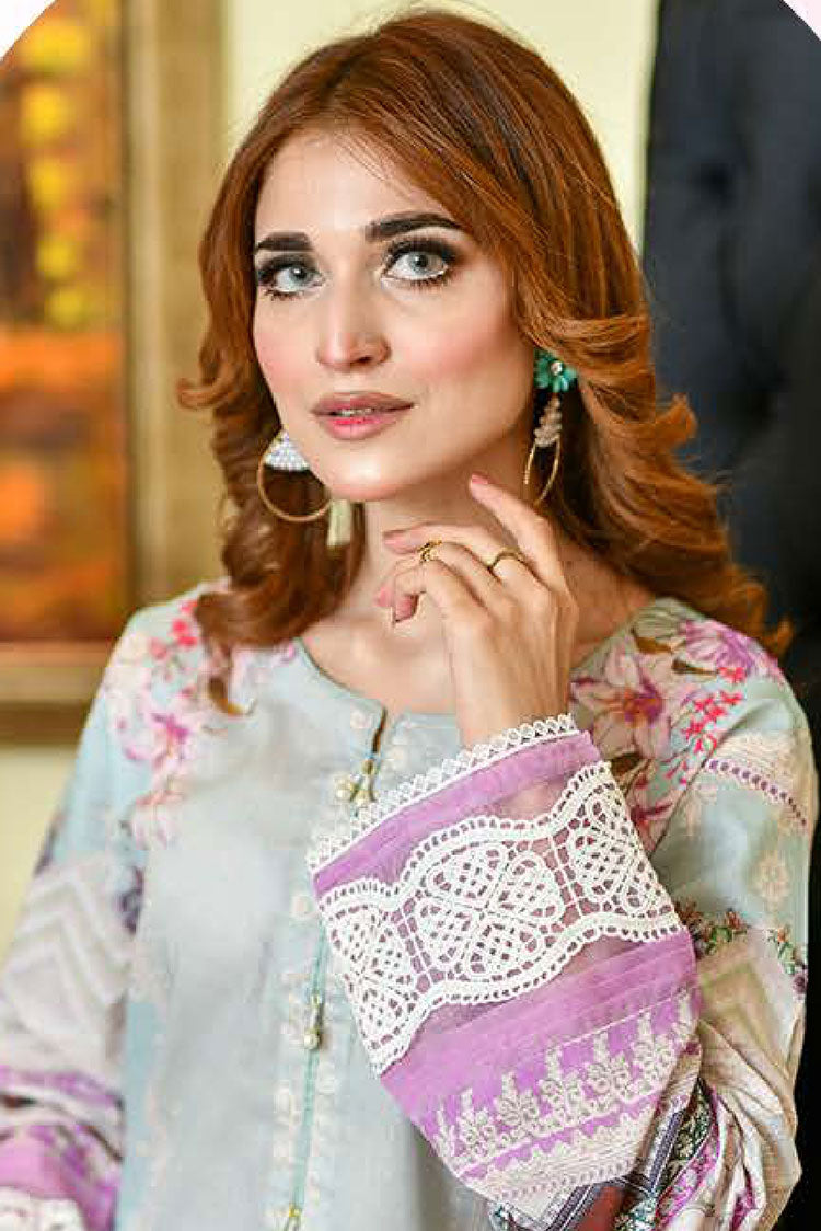 Picture of Maryam Malik - Rungreza Premium Lawn Collection - MMR-PL07 - Available at Raja Sahib