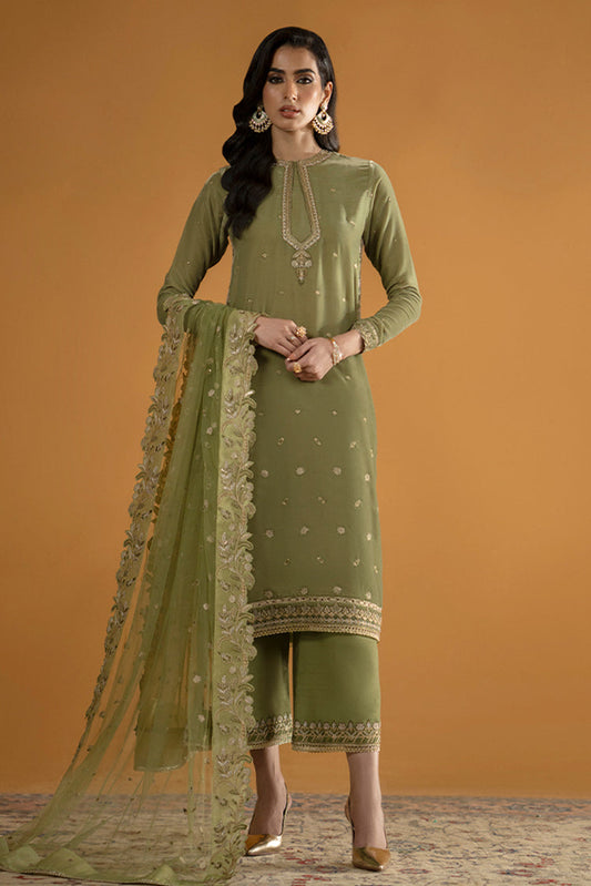 Picture of Meraki Unstitched Velvet Formals - Mashq - Available at Raja Sahib