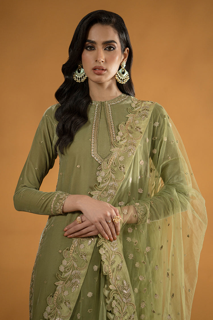 Picture of Meraki Unstitched Velvet Formals - Mashq - Available at Raja Sahib