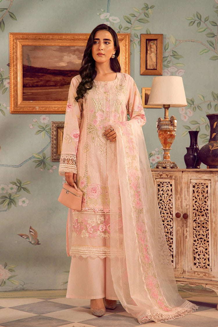 Picture of Noosh - Veda Unstitched Premium Lawn Eid Edit - NV01D02 - Available at Raja Sahib