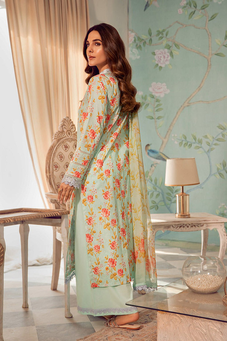 Picture of Noosh - Veda Unstitched Premium Lawn Eid Edit - NV01D07 - Available at Raja Sahib