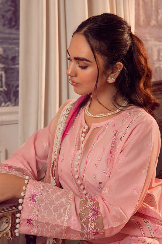 Picture of Noosh - Veda Unstitched Premium Lawn Eid Edit - NV01D09 - Available at Raja Sahib