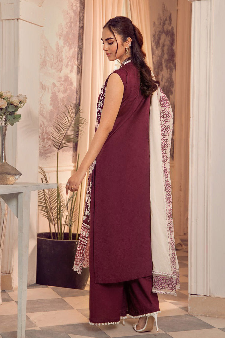 Picture of Noosh - Veda Unstitched Premium Lawn Eid Edit - NV01D12 - Available at Raja Sahib