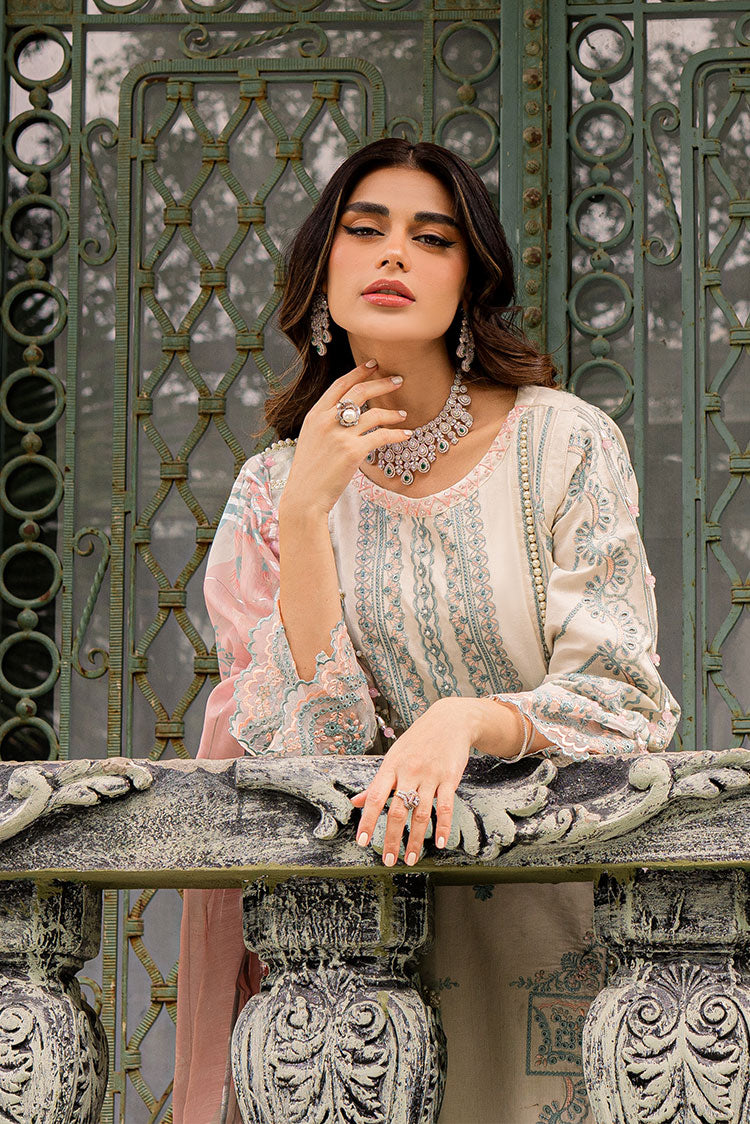 Picture of Ellena - 3-PC Unstitched Embroidered Lawn Suit - Available at Raja Sahib