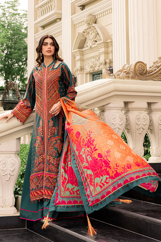 Picture of Ellena - 3-PC Unstitched Embroidered Lawn Suit - Available at Raja Sahib