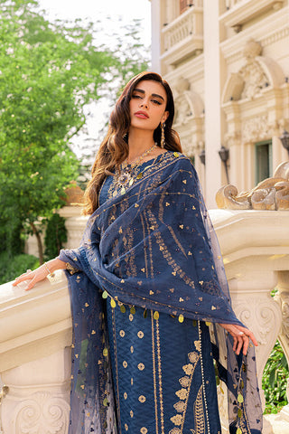 Picture of Ellena - 3-PC Unstitched Embroidered Lawn Suit - Available at Raja Sahib