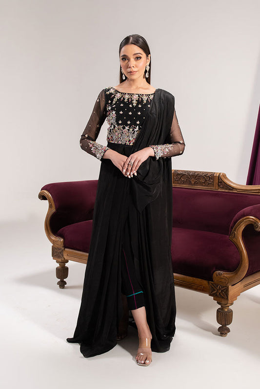 Picture of Maria Osama Khan - Tiffany Pret Collection Vol 1 - Obsidian - Available at Raja Sahib