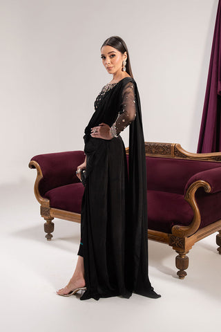 Picture of Maria Osama Khan - Tiffany Pret Collection Vol 1 - Obsidian - Available at Raja Sahib