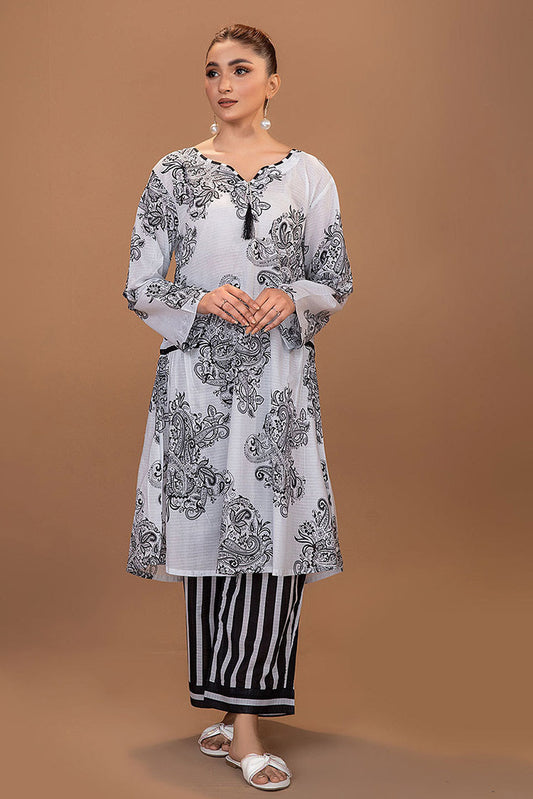 Picture of Safwa - 2 Piece Printed Lawn Pret - Available at Raja Sahib