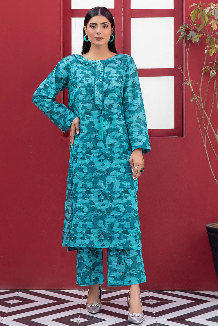 Picture of Safwa - 2 Piece Printed Lawn Pret - Available at Raja Sahib