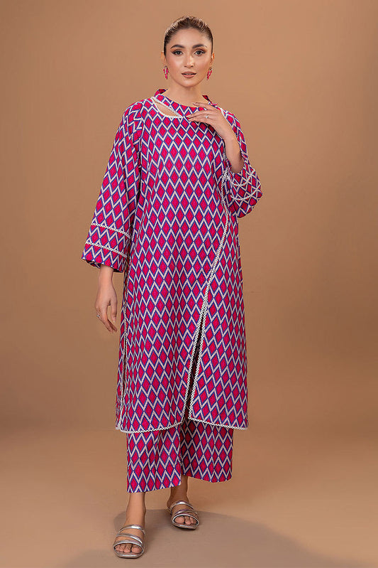 Picture of Safwa - 2 Piece Printed Lawn Pret - Available at Raja Sahib