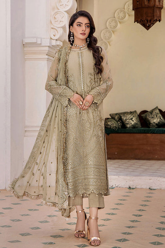 Picture of Humdum - Pareesha Embroidery Tilla Work Collection - PS-09 - Available at Raja Sahib