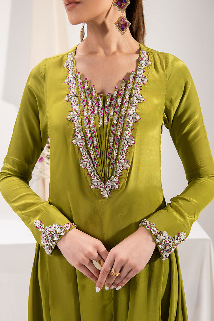 Picture of Maria Osama Khan - Tiffany Pret Collection Vol 1 - Peridot - Available at Raja Sahib