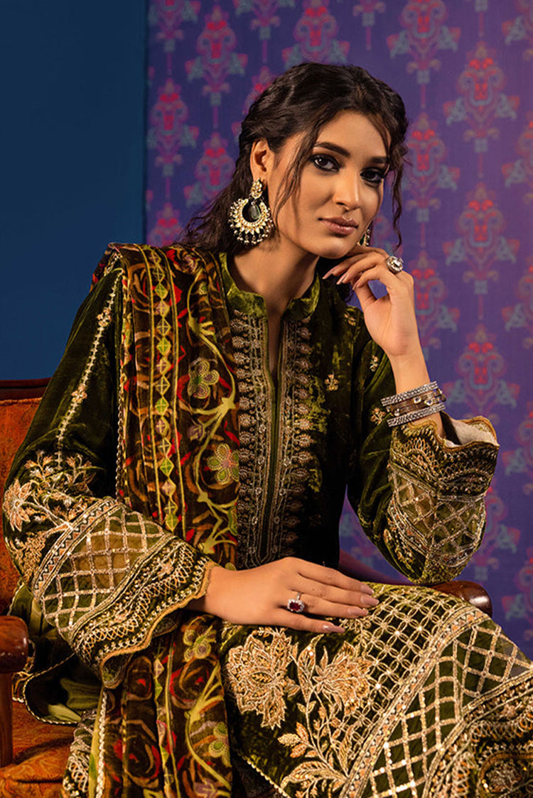 Picture of Adans Libas - Plachi Embroidered Unstitched Collection - 5409 - Available at Raja Sahib