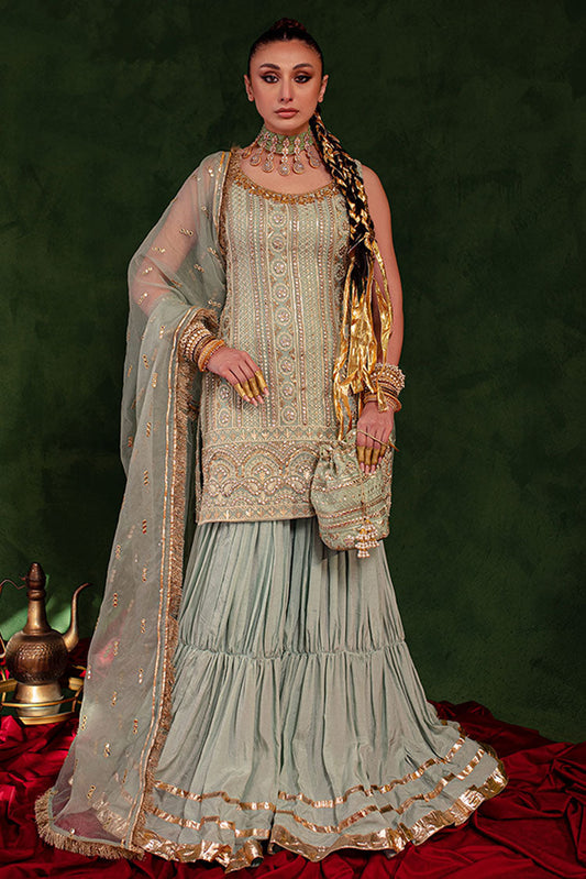 Picture of Maria Osama Khan - Salma Sitara Luxury Formals - Qayaas - Available at Raja Sahib