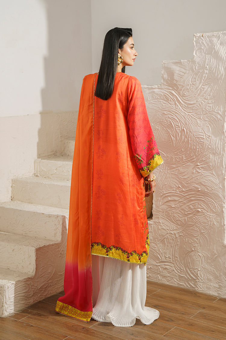 Picture of RJS Pret - Neo RTW Collection - Orangey Pink - Available at Raja Sahib