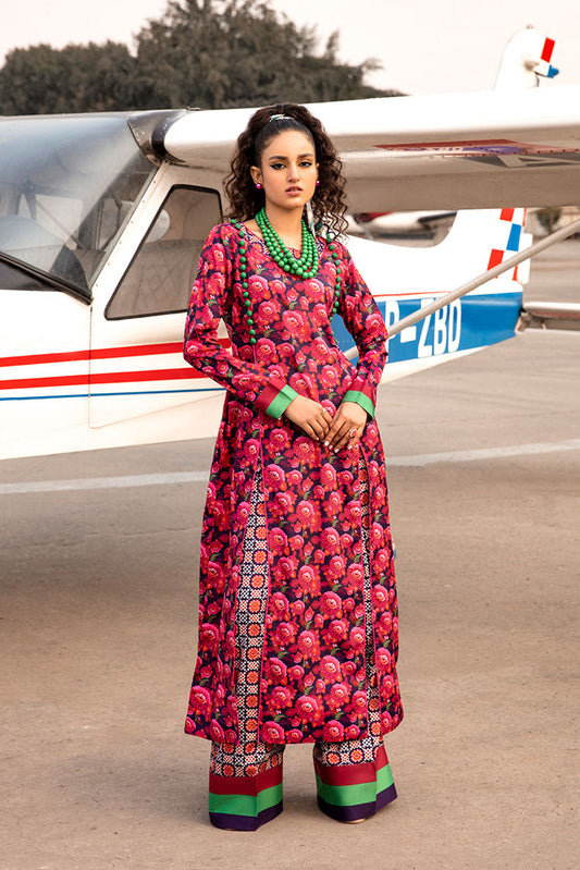 Picture of Maria Osama Khan - Retro Ready to Wear Edit Vol 2 - Florid - Available at Raja Sahib