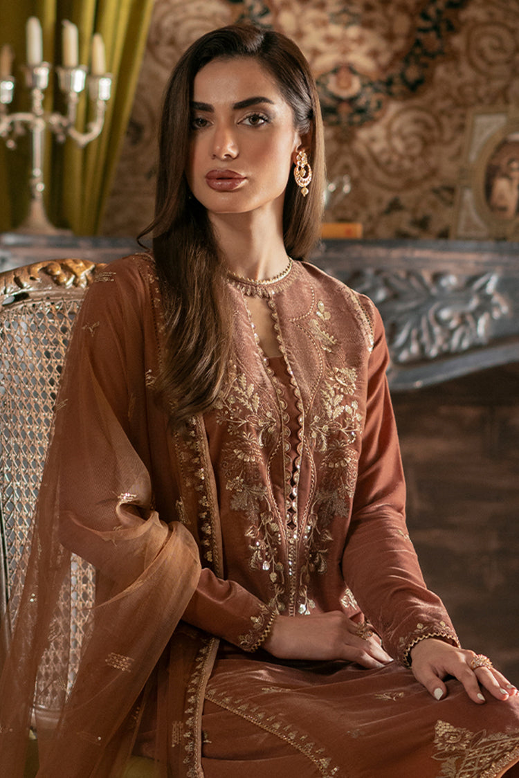 Picture of Meraki Unstitched Velvet Formals - Regalia - Available at Raja Sahib