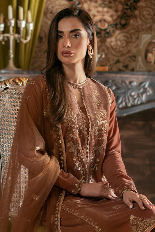 Picture of Meraki Unstitched Velvet Formals - Regalia - Available at Raja Sahib