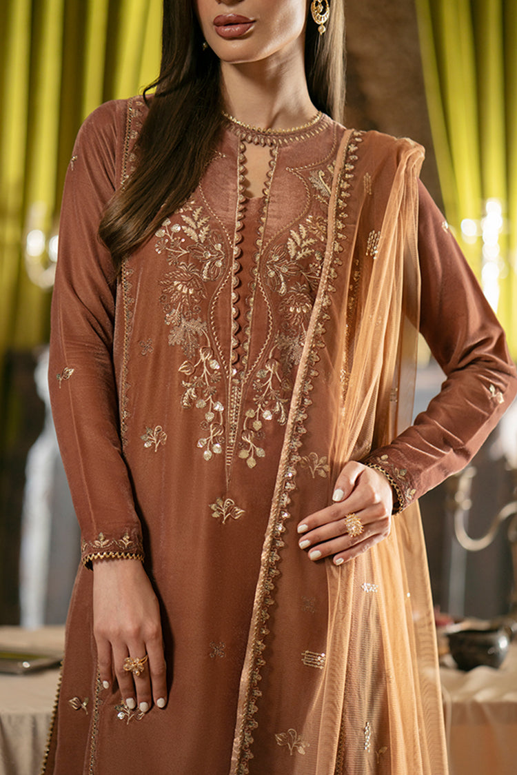 Picture of Meraki Unstitched Velvet Formals - Regalia - Available at Raja Sahib