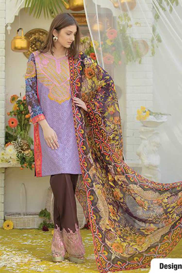 Picture of Warda - 3B Ali Zeeshan Collection - Available at Raja Sahib