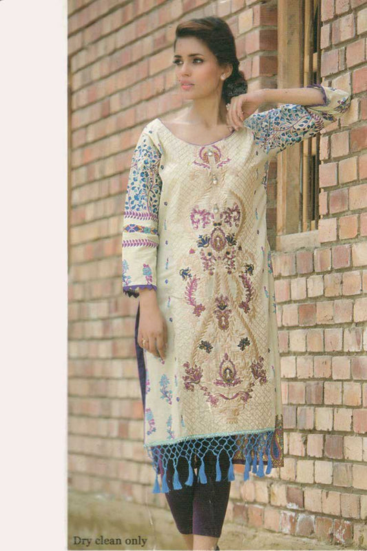 Picture of Shariq - Design 9B Embroidered Tunic Collection - Available at Raja Sahib