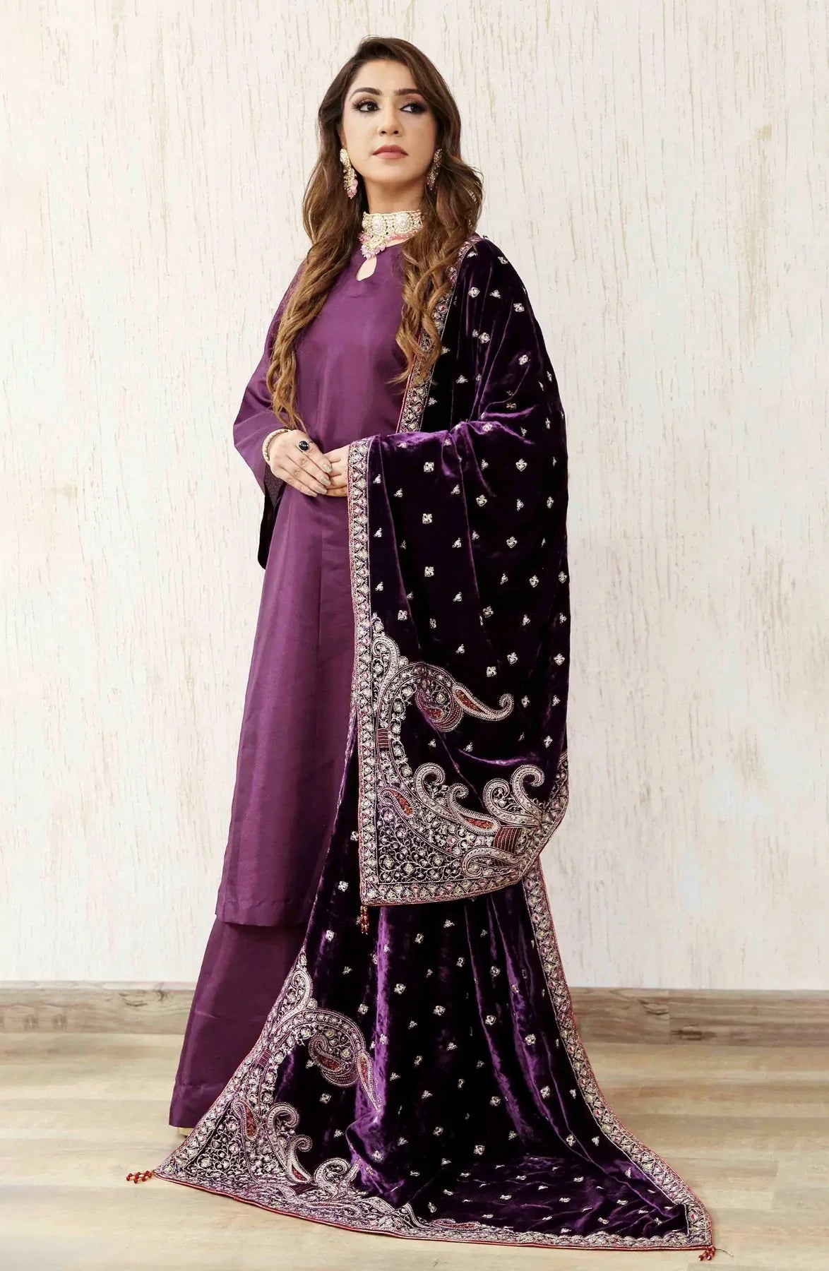 Picture of Shahbano - Ibtida Velvet Pret Collection-Shokoufeh - Available at Raja Sahib