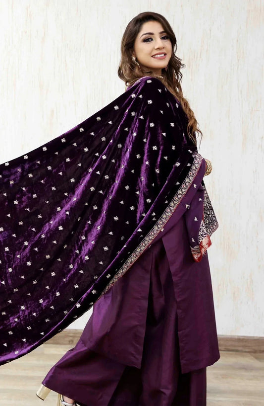 Picture of Shahbano - Ibtida Velvet Pret Collection-Shokoufeh - Available at Raja Sahib