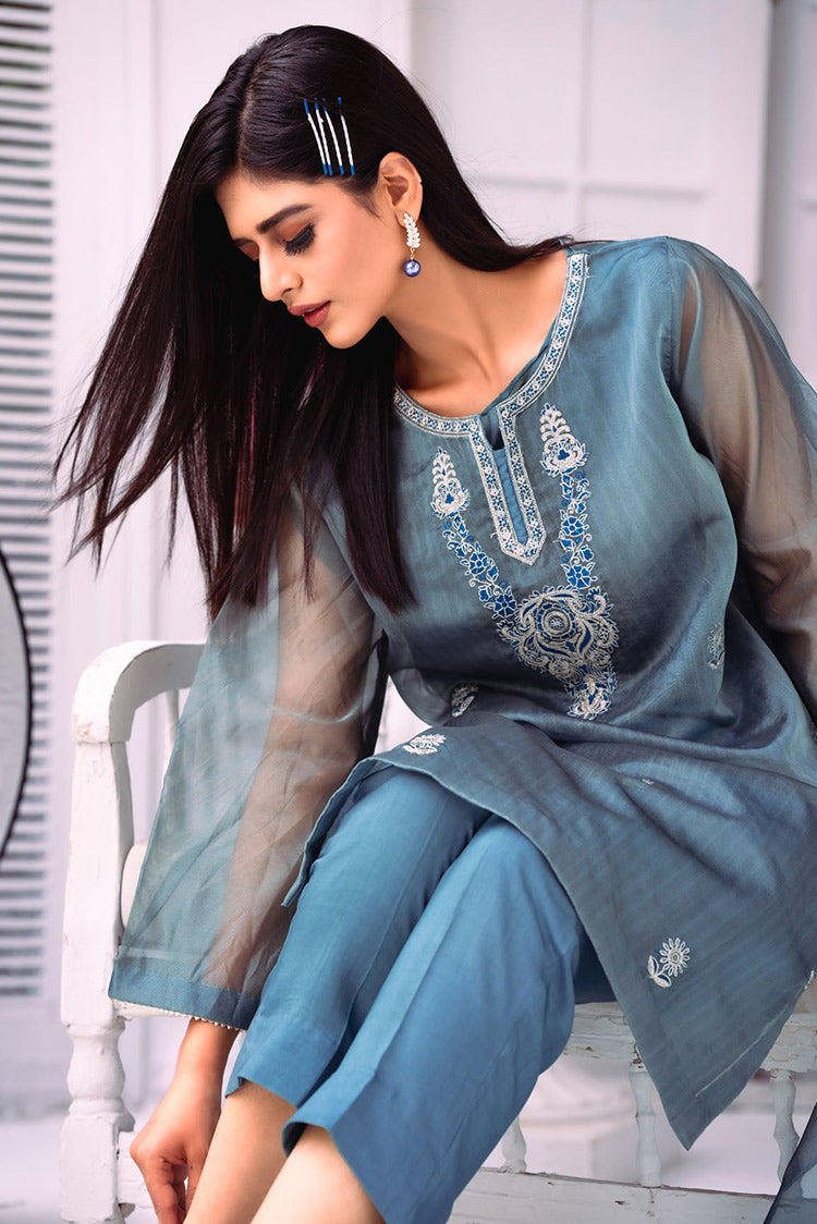 Picture of PSK Couture - Humsafar Exclusive Collection - Sky Fall - Available at Raja Sahib