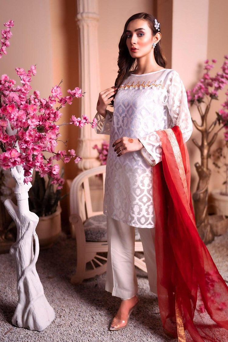 Picture of PSK Couture - Dastoor Pret Collection - Snow White - Available at Raja Sahib