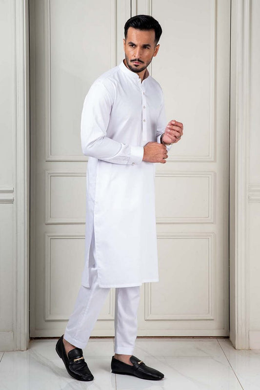 Picture of Dynasty - Fine Cotton Kurta Trouser - Available at Raja Sahib