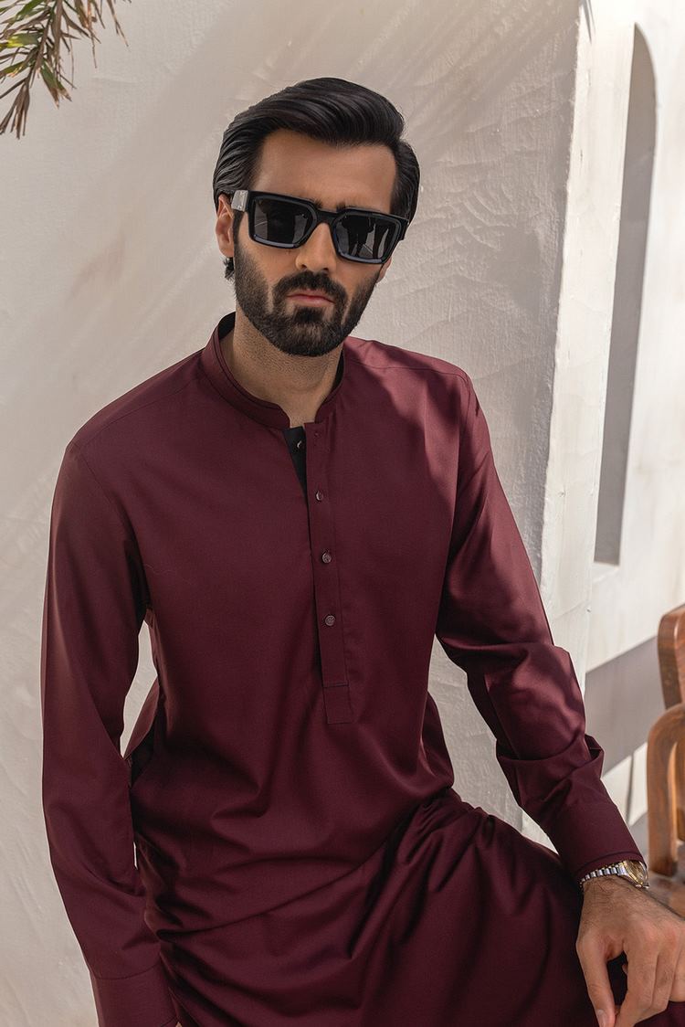 Picture of Dynasty - Wash & Wear Shalwar Kameez - Available at Raja Sahib