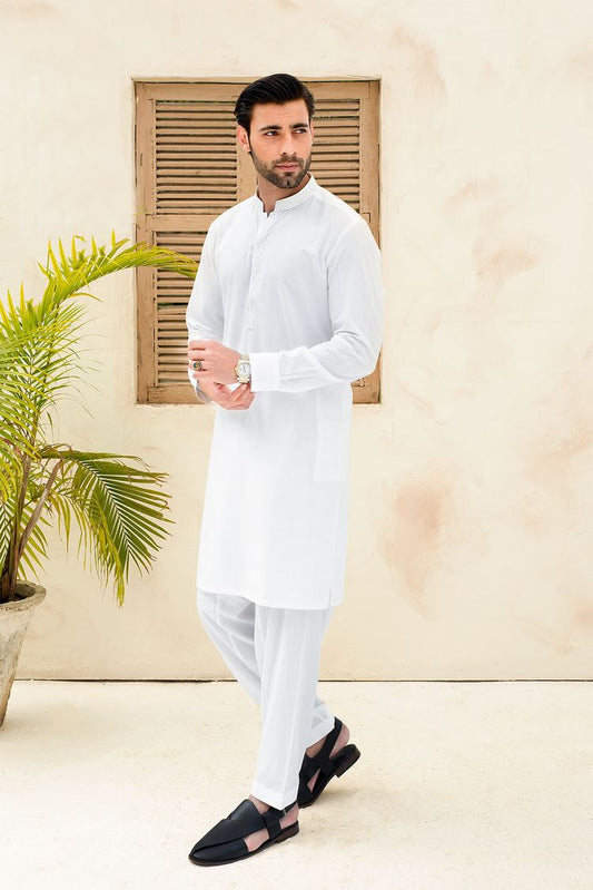 Picture of Dynasty - Embroidered Wash & Wear Shalwar Kameez - Available at Raja Sahib