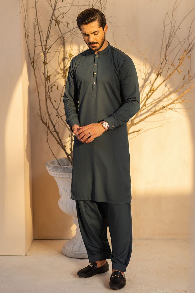 Picture of Dynasty - Blended Shalwar Kameez - Available at Raja Sahib