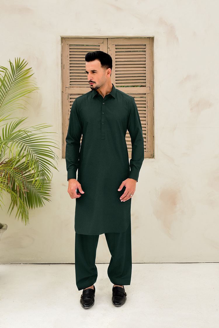 Picture of Dynasty - Wash & Wear Shalwar Kameez - Available at Raja Sahib