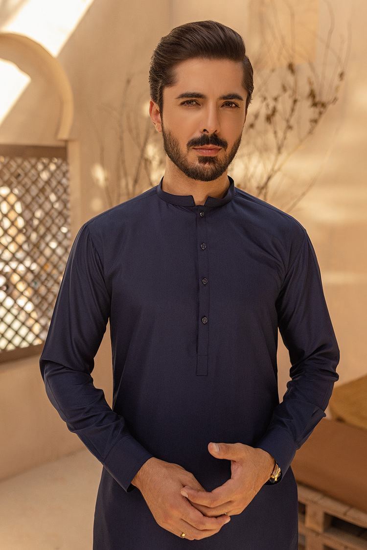 Picture of Dynasty - Blended Kurta Trouser - Available at Raja Sahib