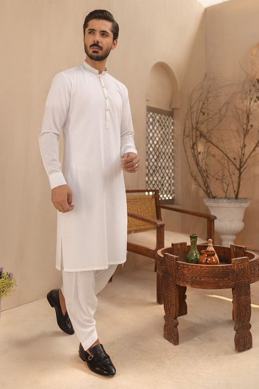 Picture of Dynasty - Embroidered Wash & Wear Shalwar Kameez - Available at Raja Sahib